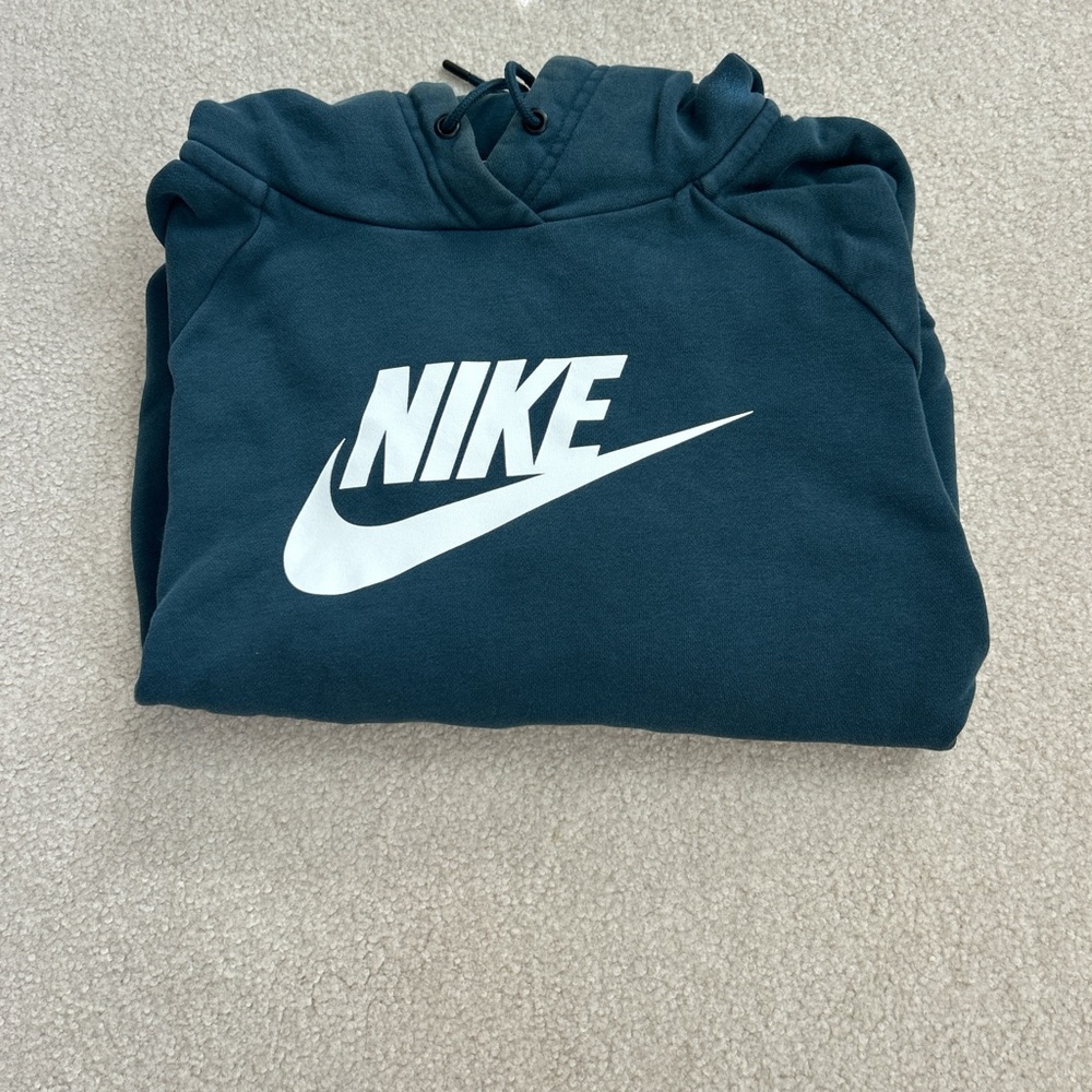 BLUE NIKE HOODIE!!